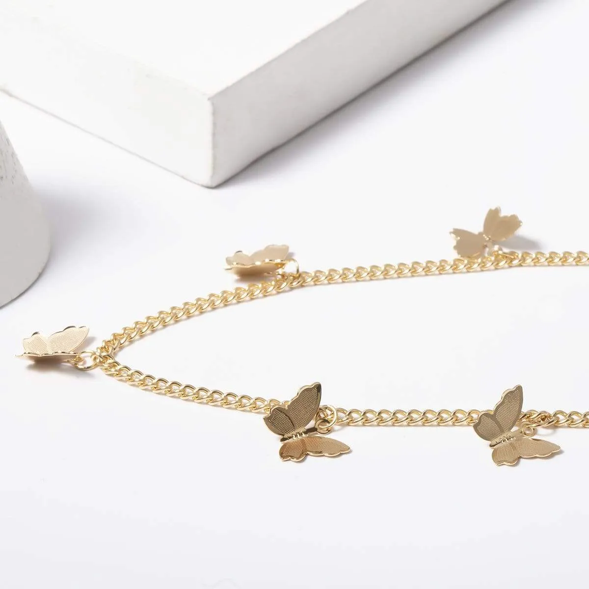 Chic Butterfly Choker Necklace