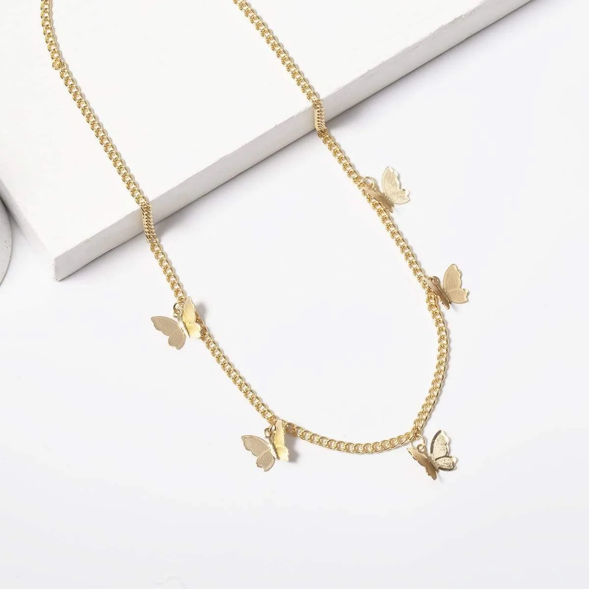 Chic Butterfly Choker Necklace