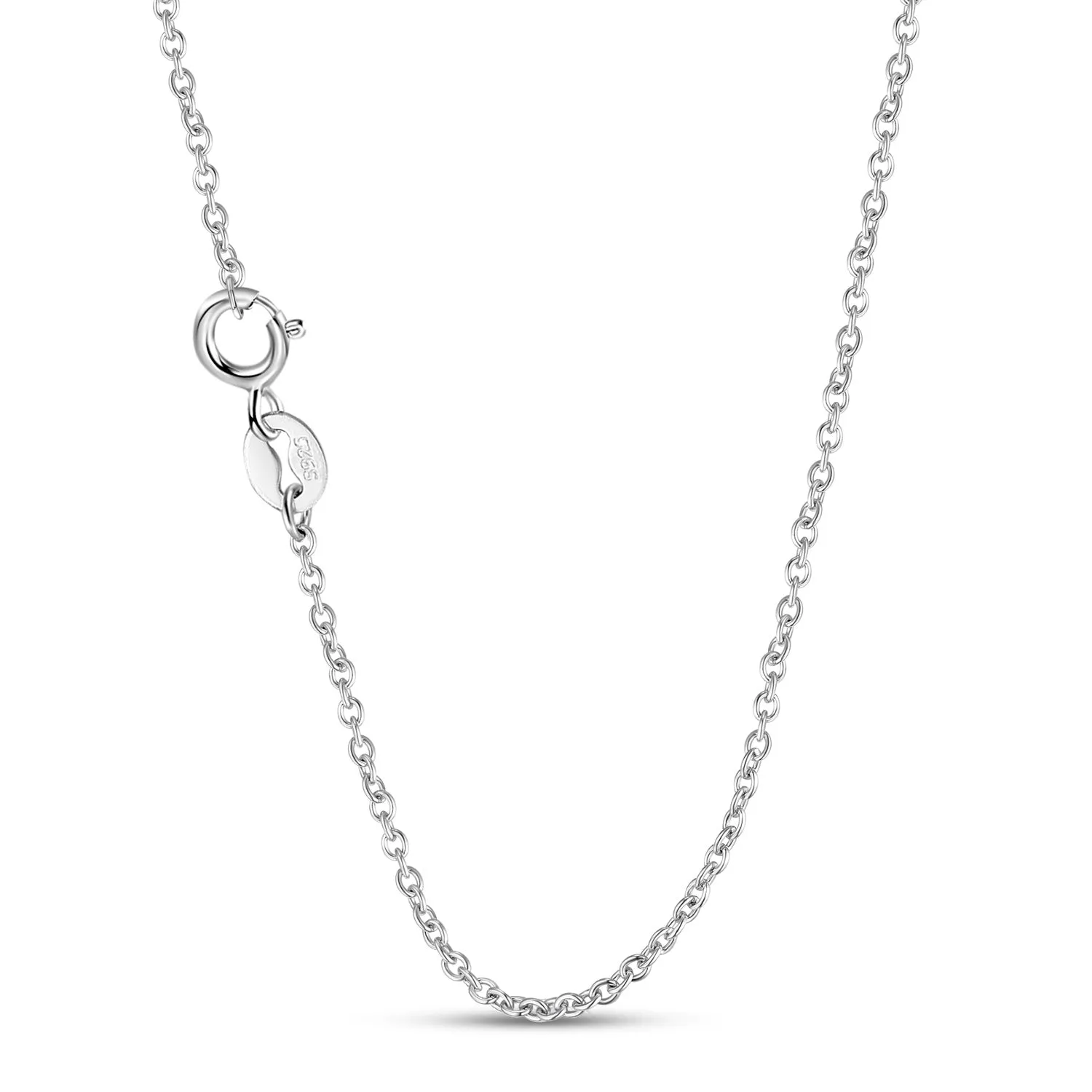 Christmas Snow Cookie Man Zircon Silver Necklace