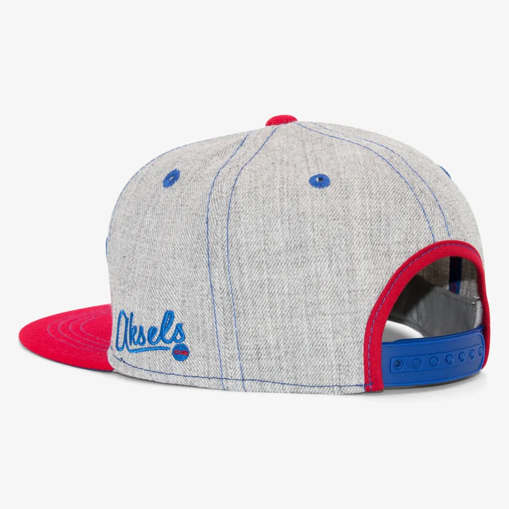 Cursive Los Angeles Snapback Hat