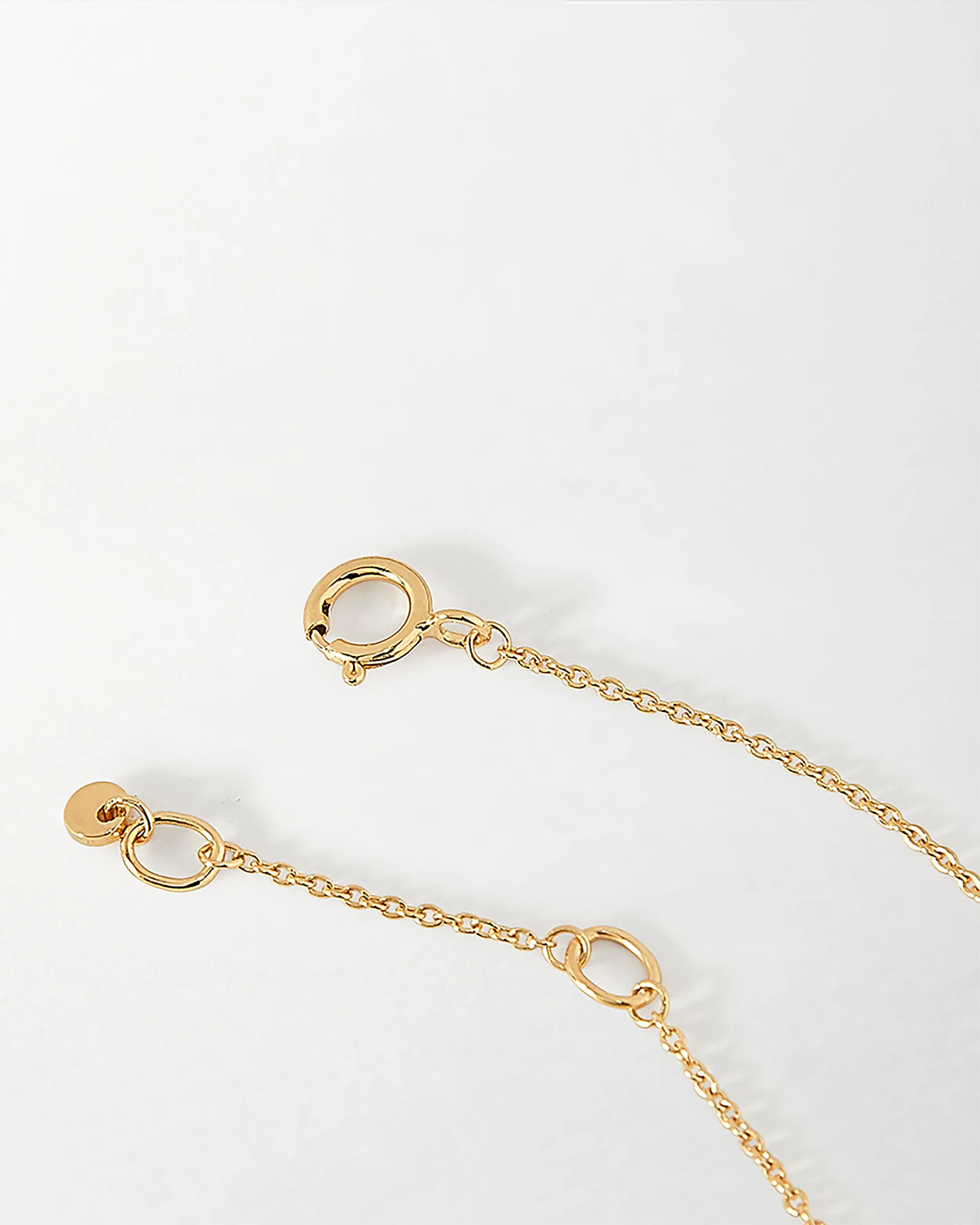 Dainty Solitaire Diamond Necklace - Yellow Gold