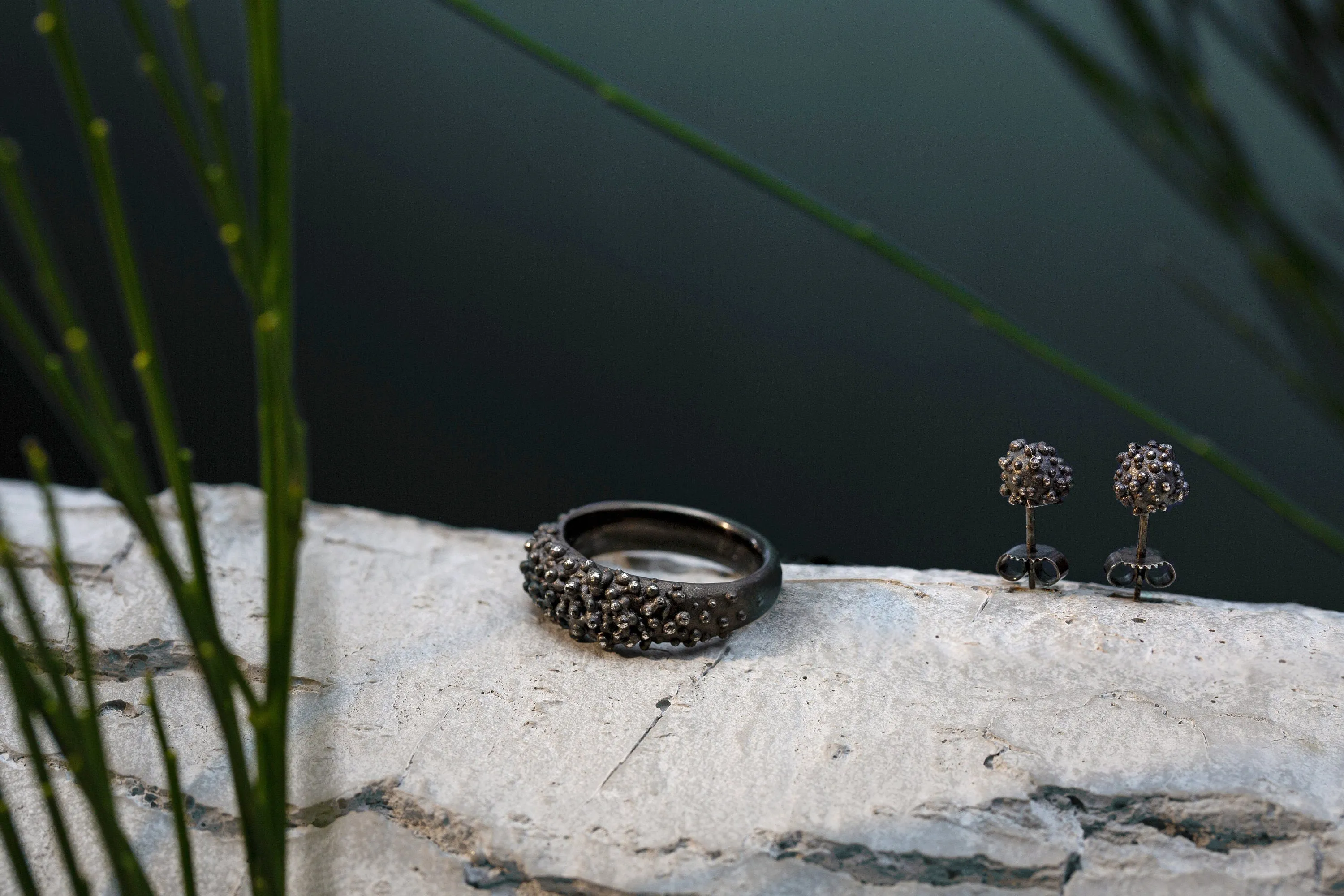 Dark Textured Ring