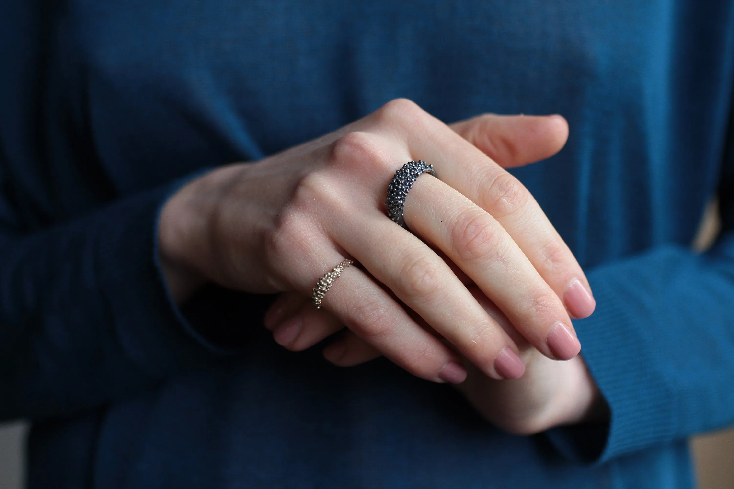 Dark Textured Ring