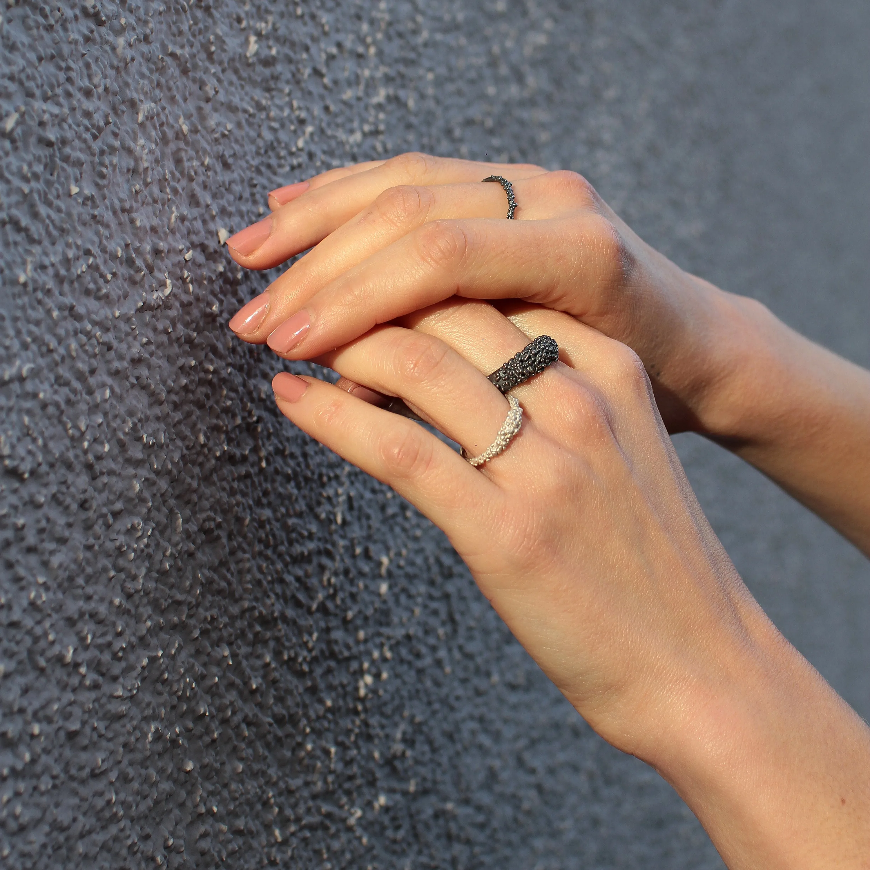 Dark Textured Ring