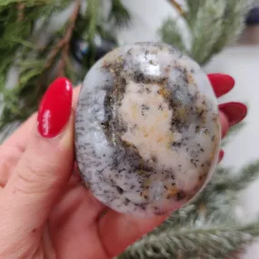 Dendritic Opal  Palm Stone (#19)