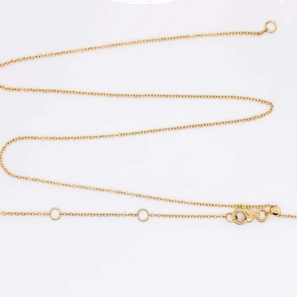 Diamond Bar Tassel Necklace