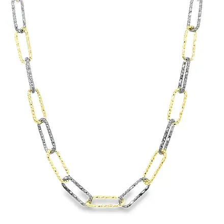 Diamond Cut Metal Chain by Leela Grace