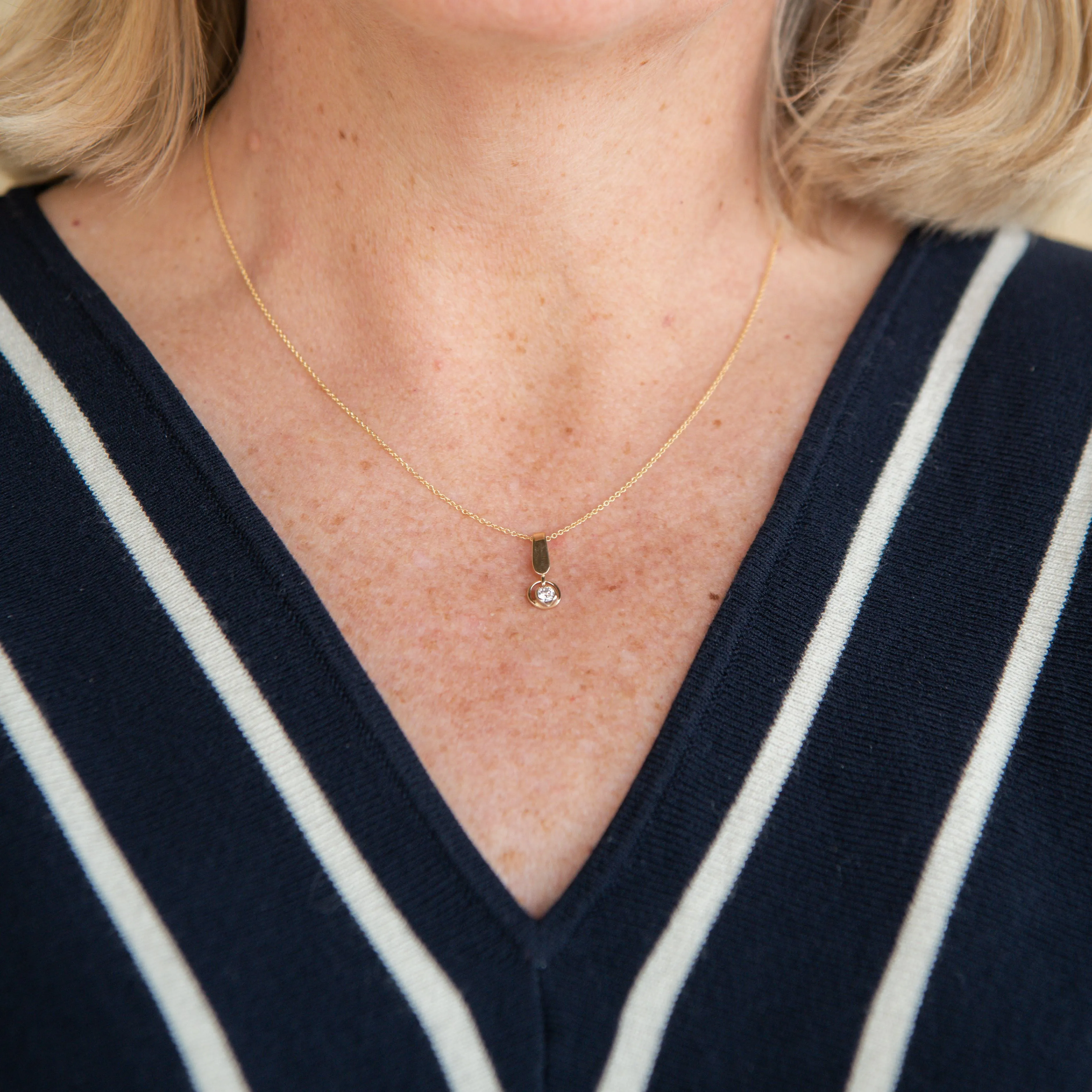 Diamond Drop Pendant