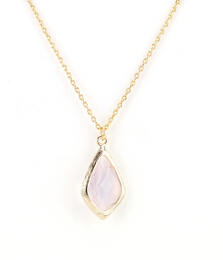 Diamond Droplet Necklace