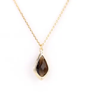 Diamond Droplet Necklace