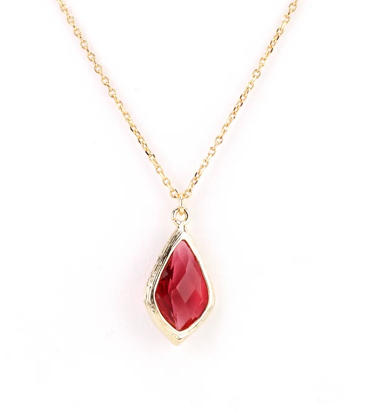 Diamond Droplet Necklace
