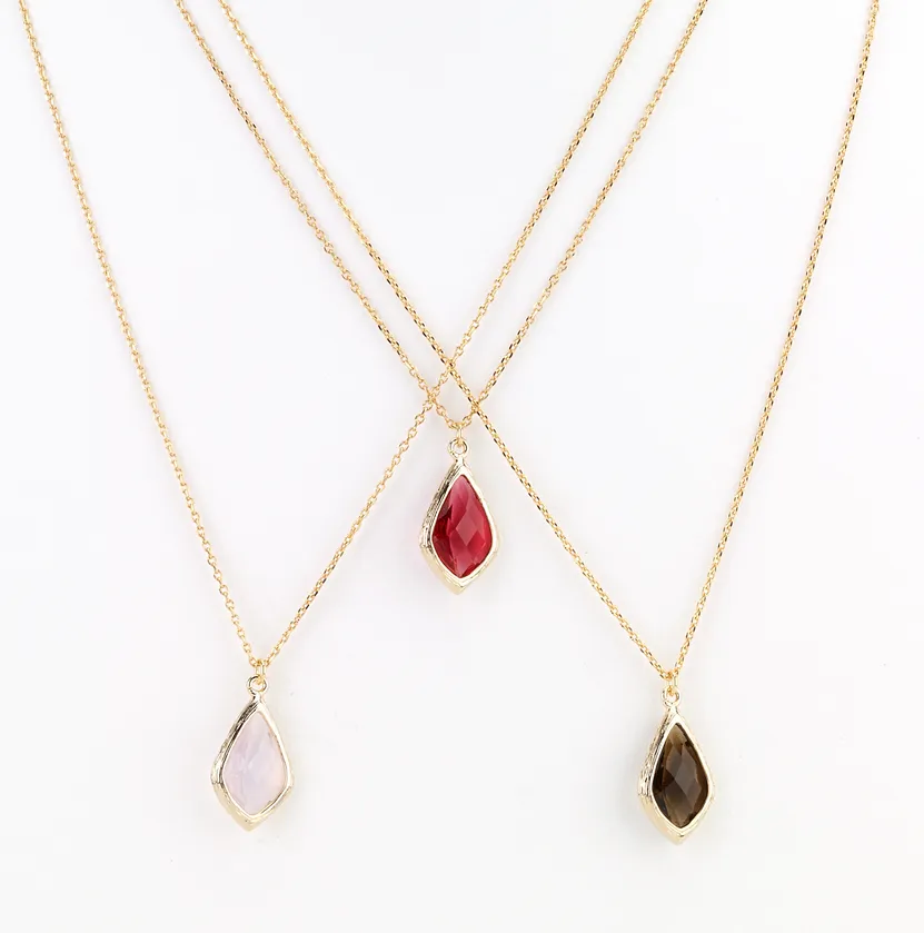 Diamond Droplet Necklace