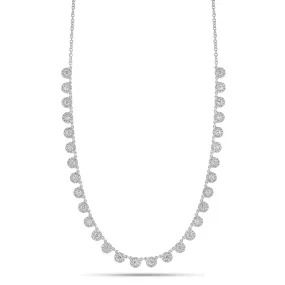 Diamond Halo Necklace