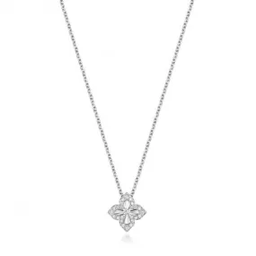 Diamond Jewellery 18ct White Gold Diamond Necklace NDQ127W