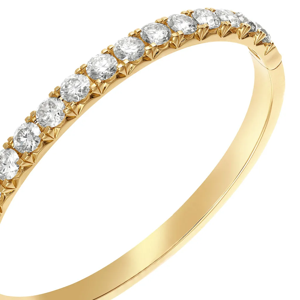 Diamond2 Oval Bangle