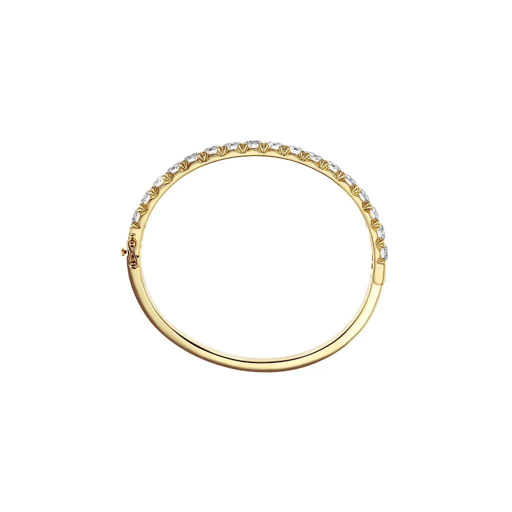 Diamond2 Oval Bangle