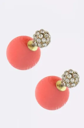 Double-Sided Ear Pops (Coral)