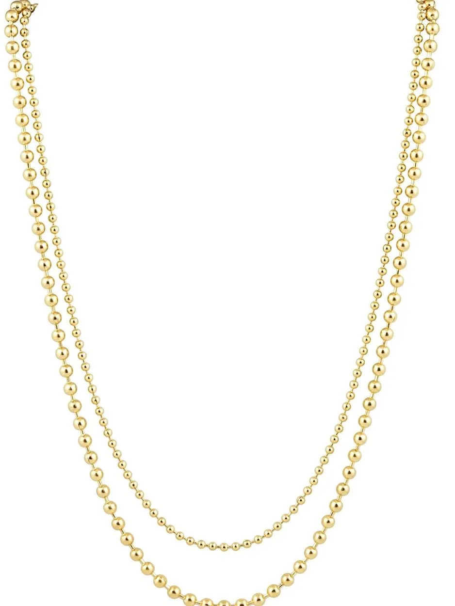 Dutches Double Beaded Necklace