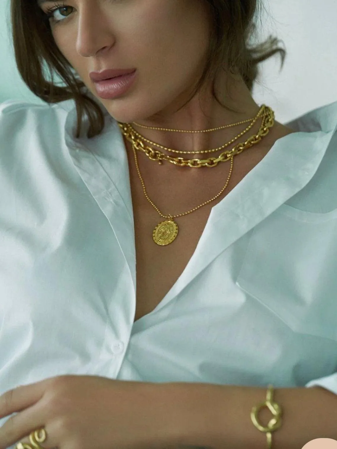 Dutches Double Beaded Necklace