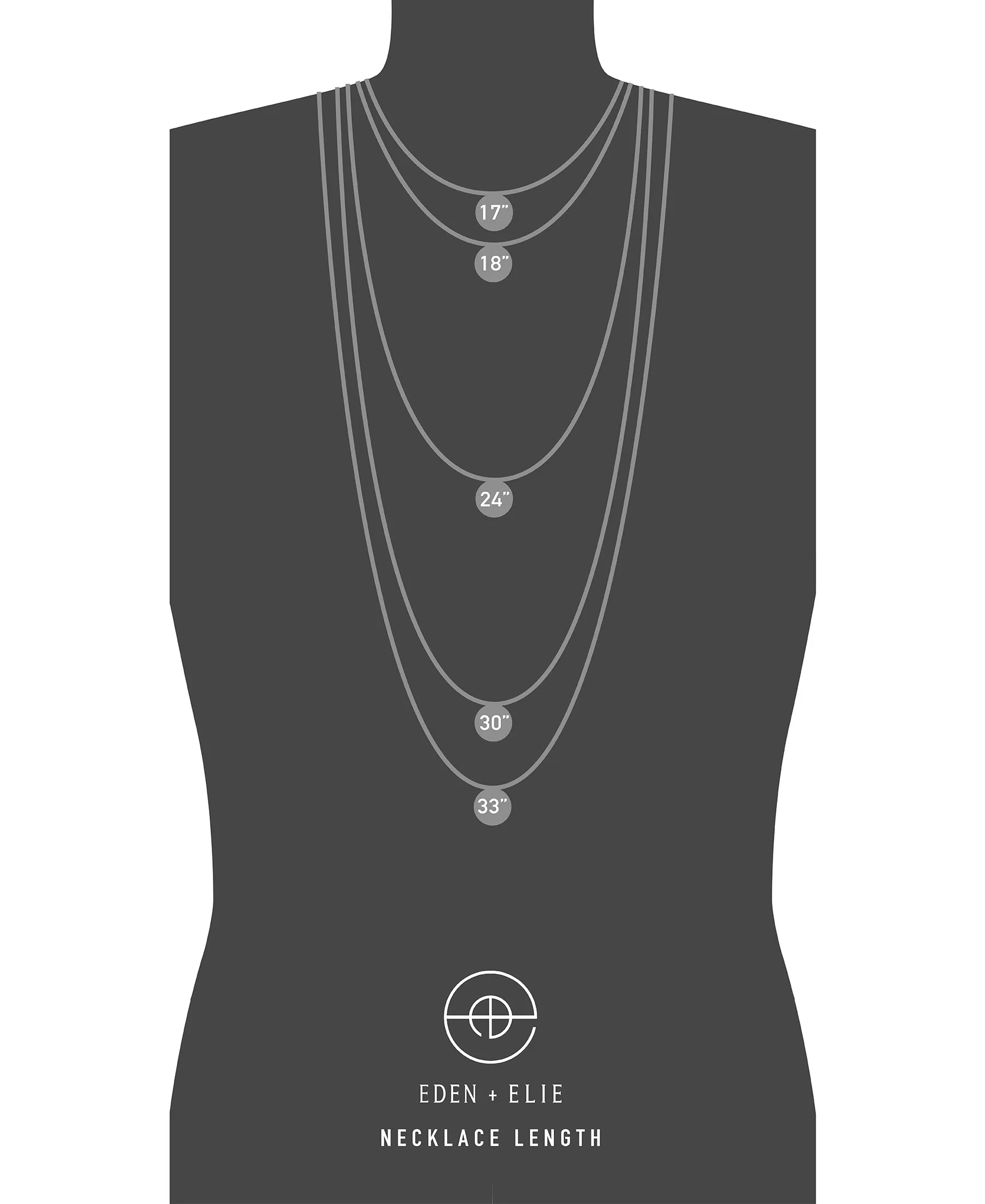 EDEN   ELIE Everyday Adjustable Length Necklace   Bangle Set - basic black