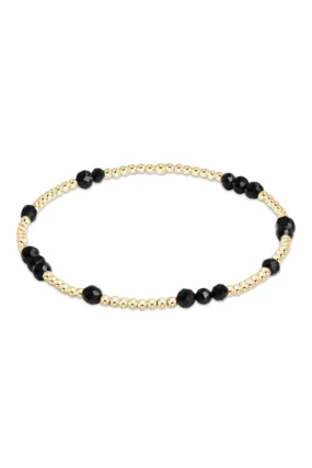 EN Hope Unwritten Gemstone Bracelet - Faceted Onyx