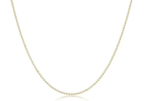 enewton choker classic beaded chain - gold