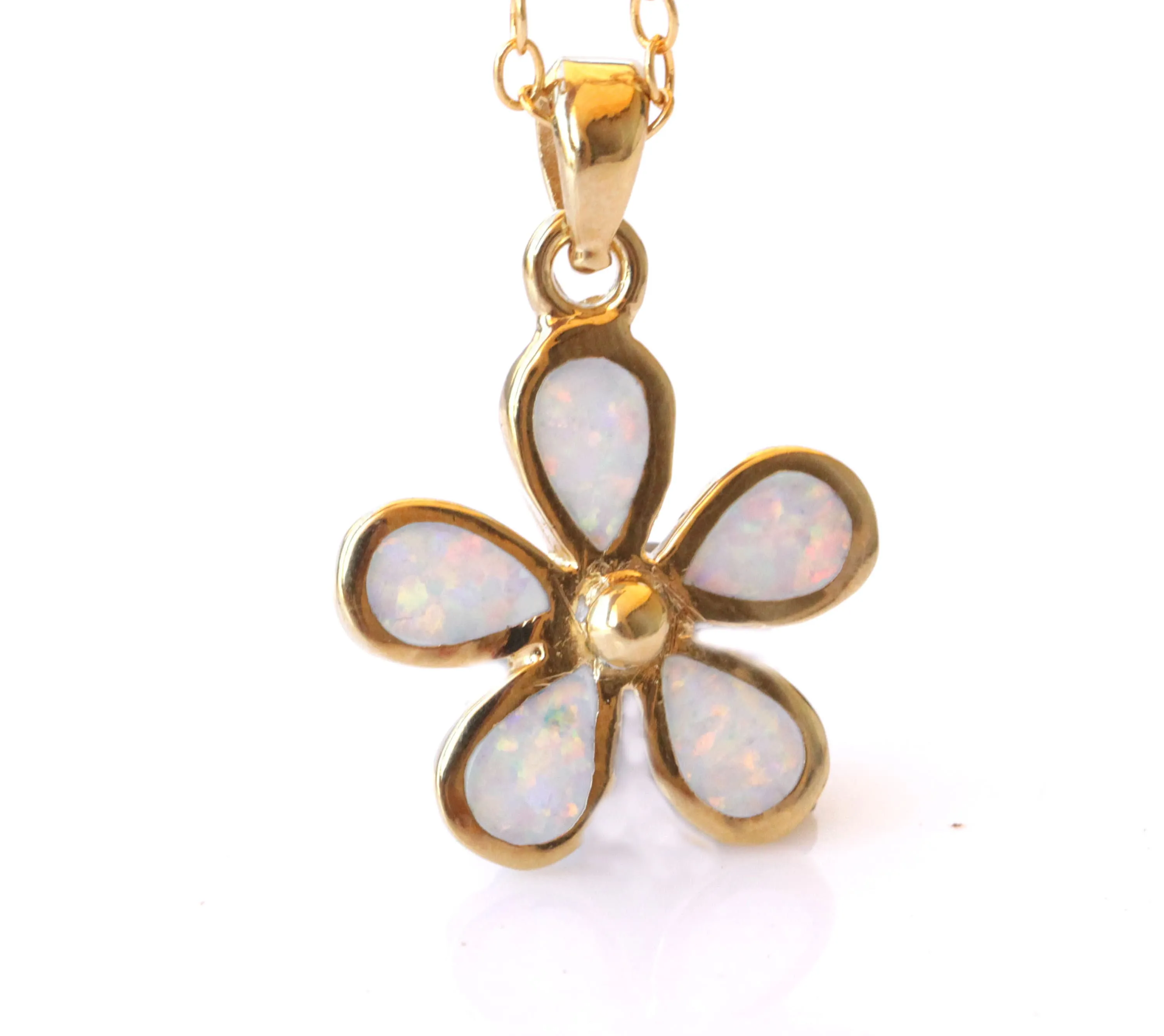 Flower Opal necklace