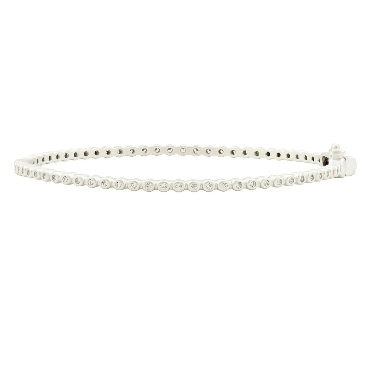 Freida Rothman - Signature Bezel Pave Hinge Bangle