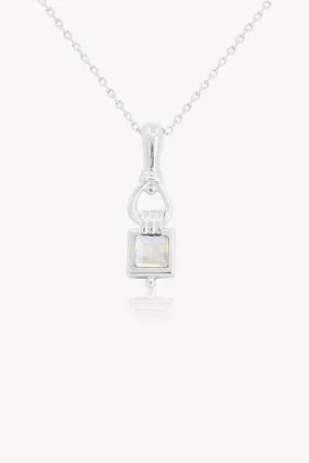 Freya Moonstone Silver Necklace