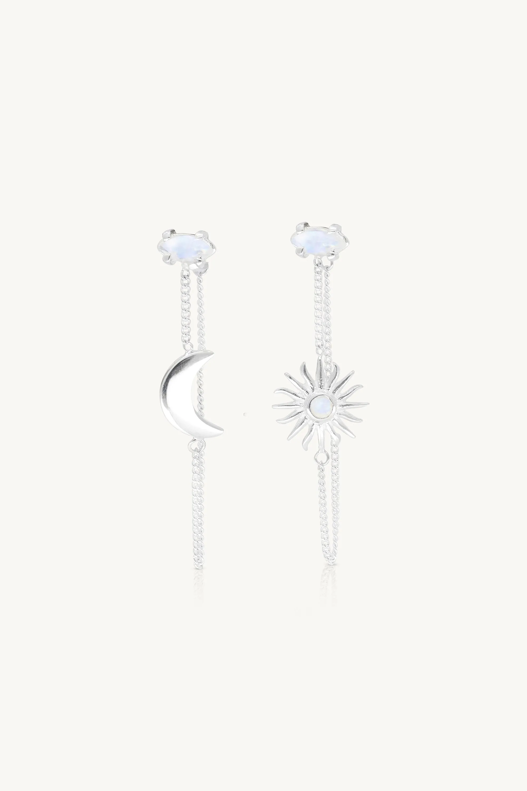 Galaxy Silver Earrings