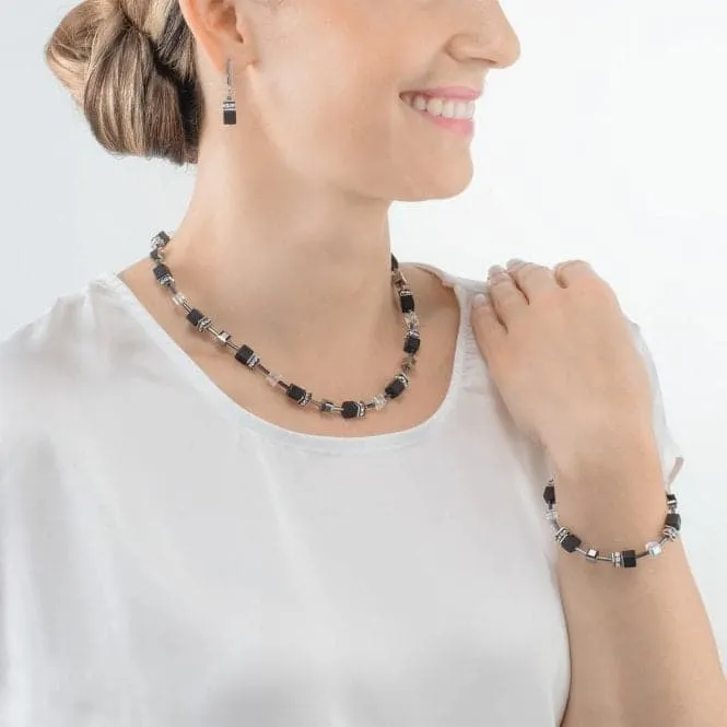 GeoCUBE® Iconic Precious Onyx Black-Crystal Bracelet 4018/30-1318