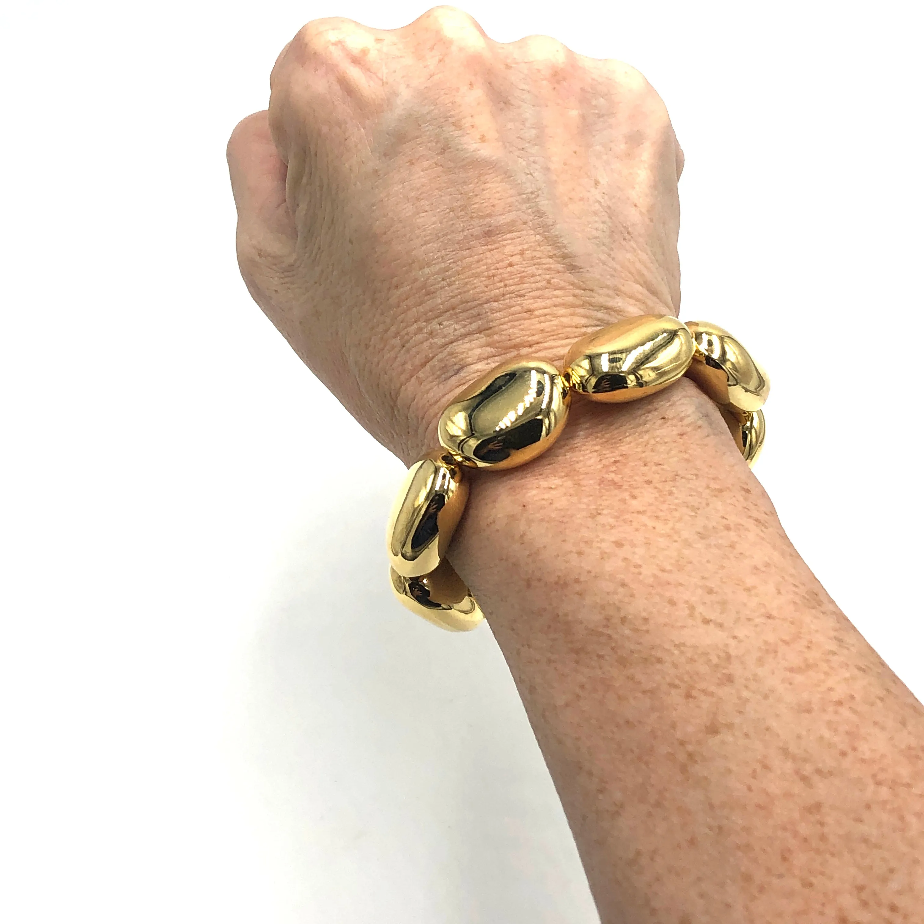 Golden pebbles Stretch Bracelet  - PREORDER
