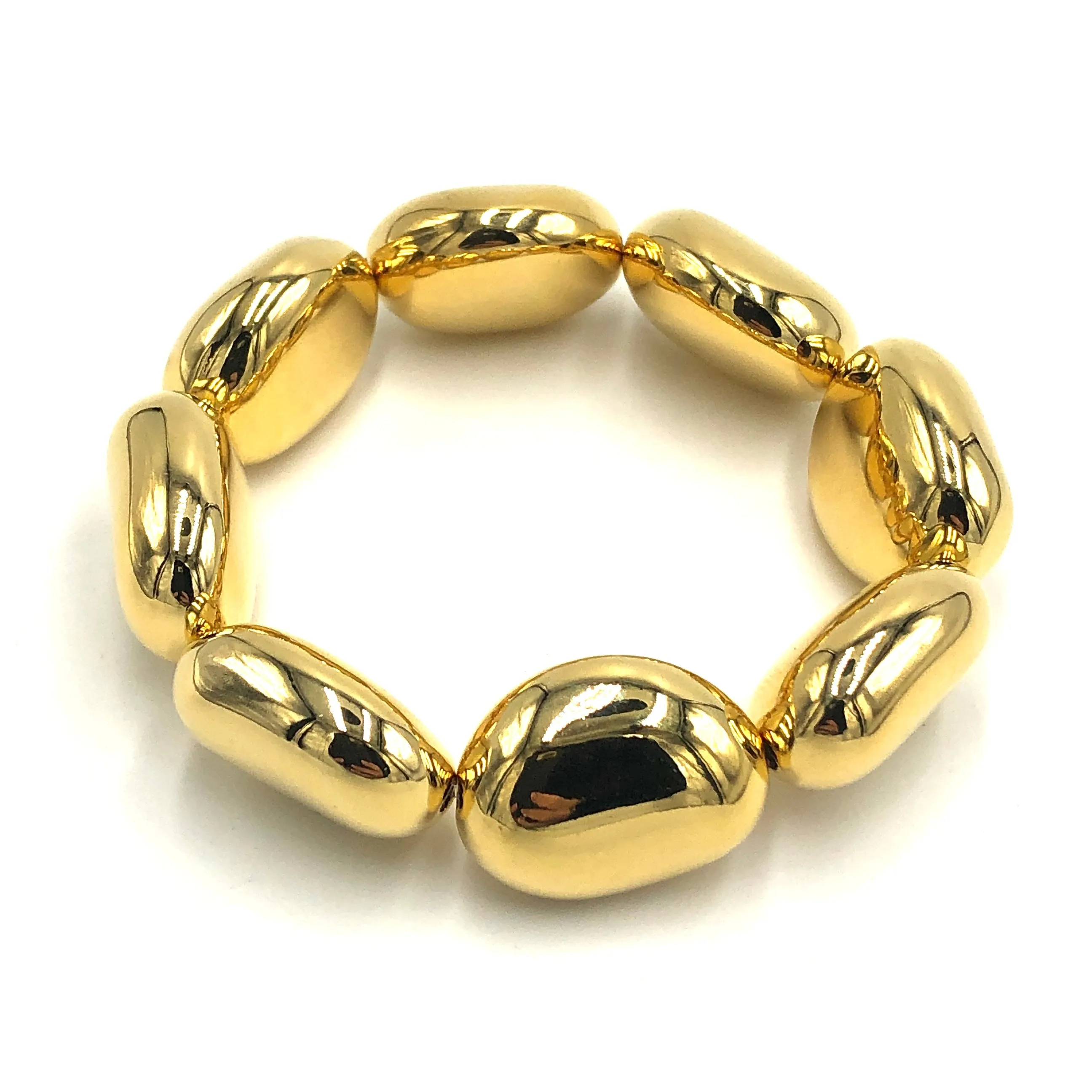 Golden pebbles Stretch Bracelet  - PREORDER