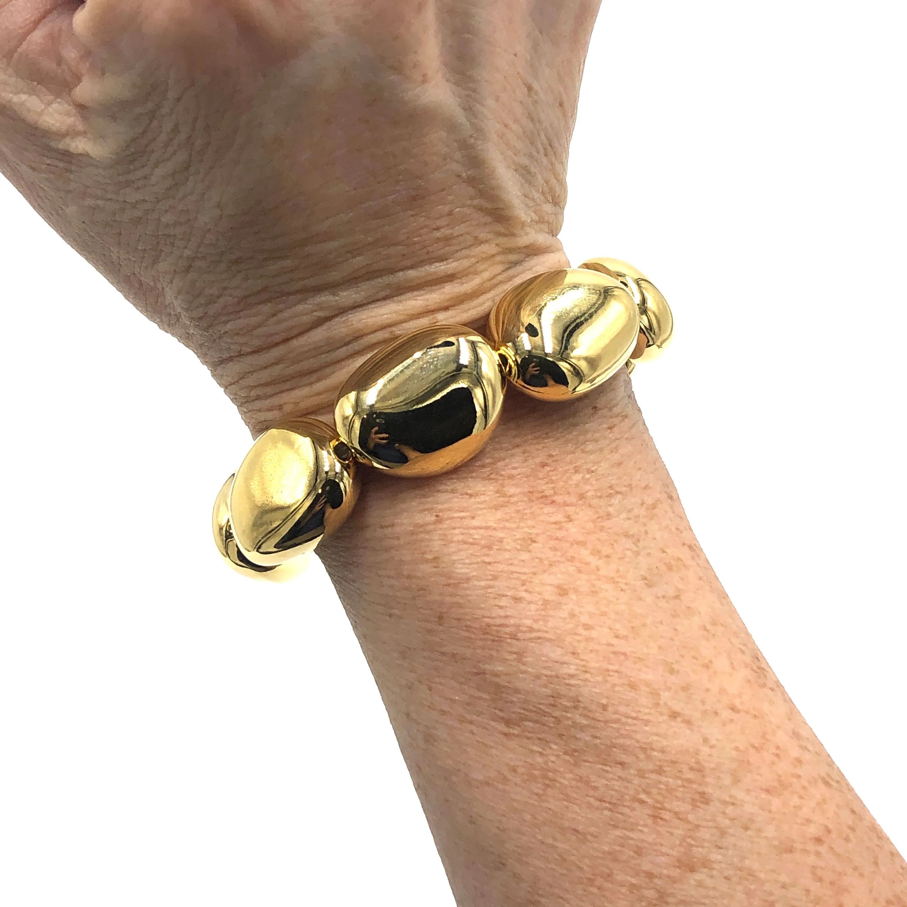 Golden pebbles Stretch Bracelet  - PREORDER