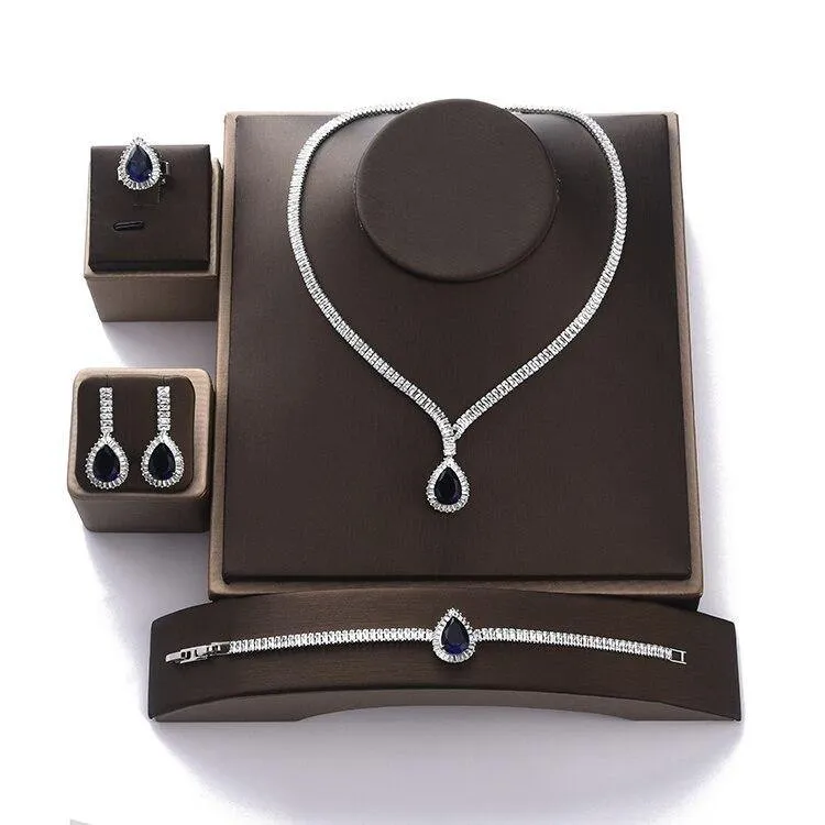 Gorgeous Wedding Jewelry with AAAA  Cubic Zirconia Diamonds and Crystals