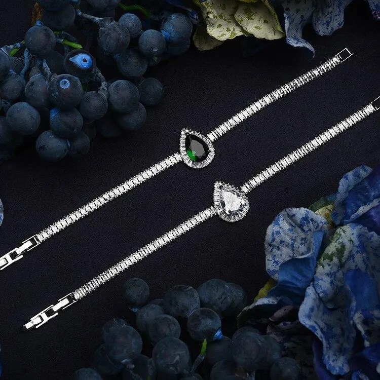 Gorgeous Wedding Jewelry with AAAA  Cubic Zirconia Diamonds and Crystals