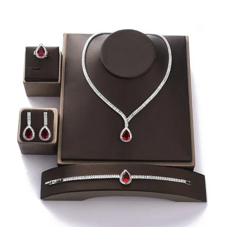 Gorgeous Wedding Jewelry with AAAA  Cubic Zirconia Diamonds and Crystals