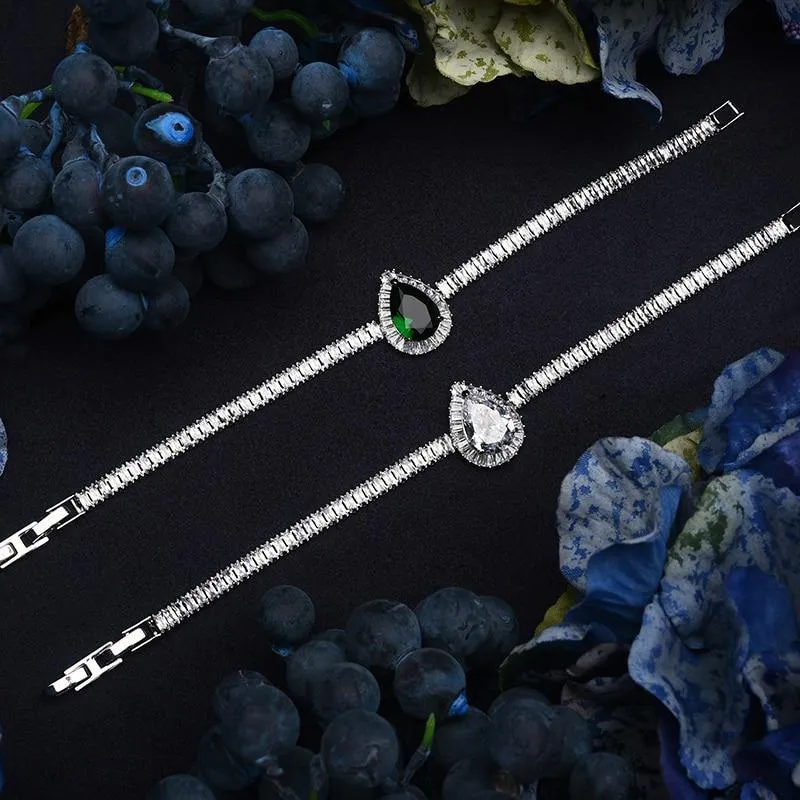 Gorgeous Wedding Jewelry with AAAA  Cubic Zirconia Diamonds and Crystals