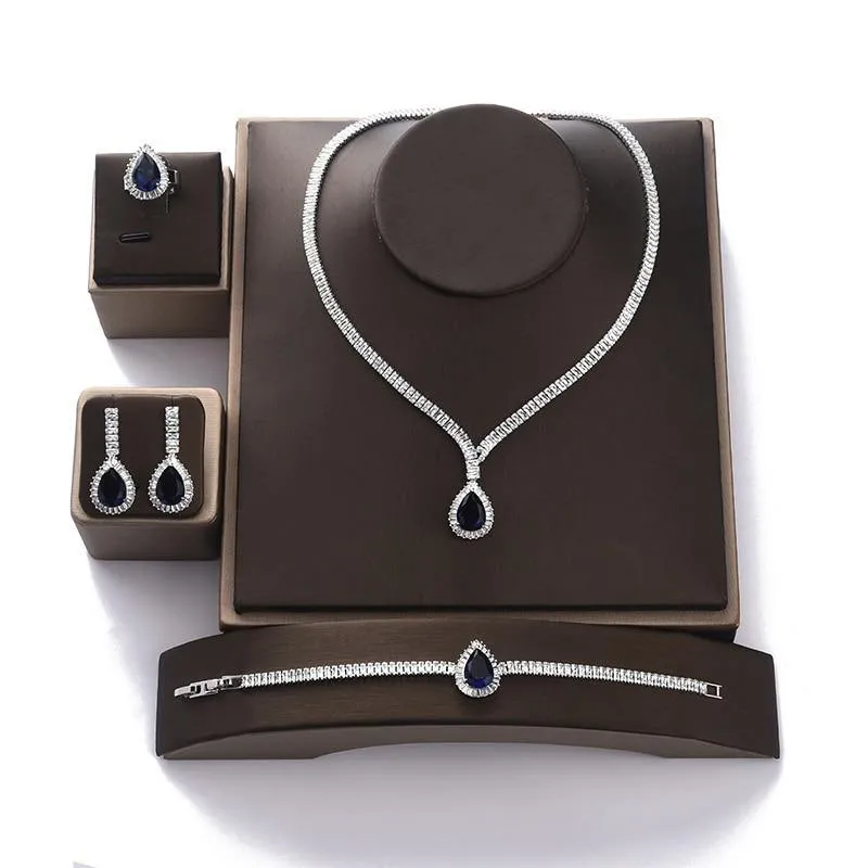 Gorgeous Wedding Jewelry with AAAA  Cubic Zirconia Diamonds and Crystals