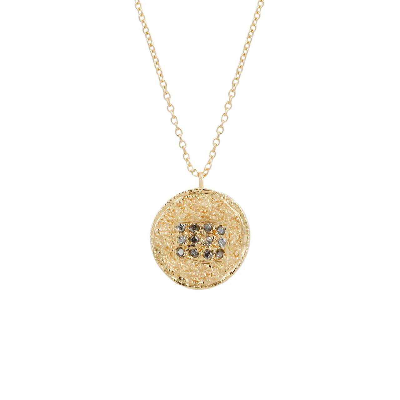 Grey ash gleam necklace