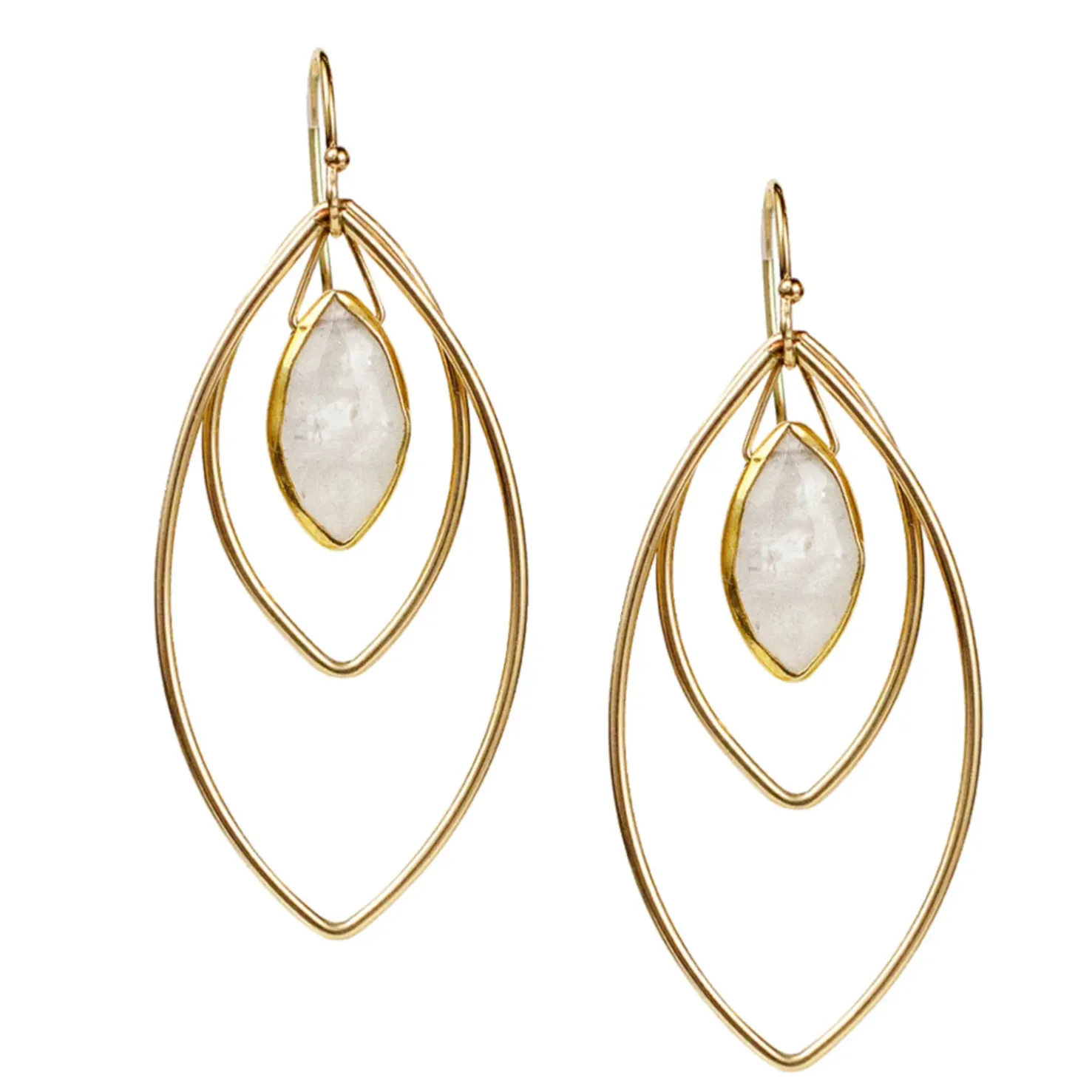 Halley Moonstone Earrings