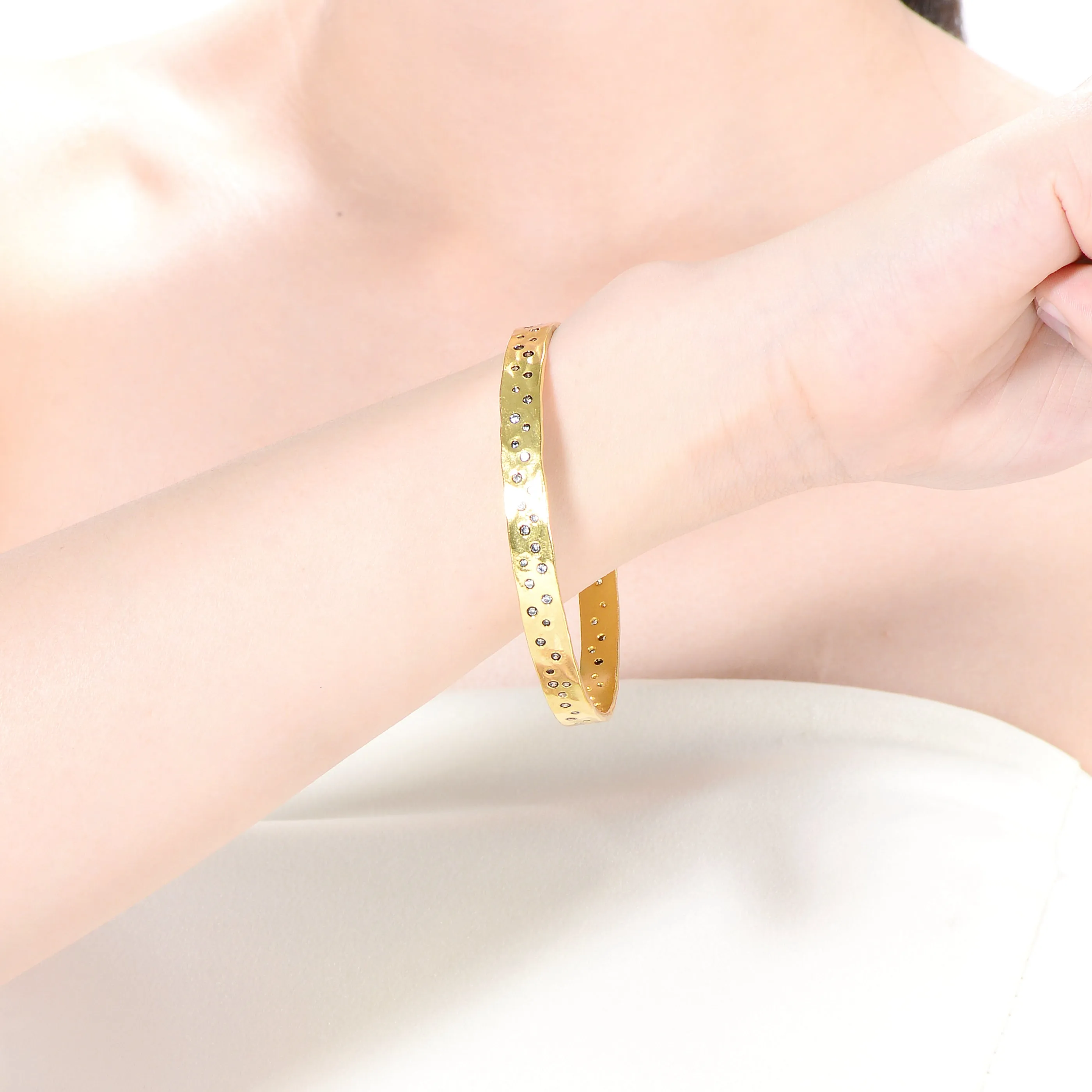 Jeanne Multi-Stone Bangle Bracelet
