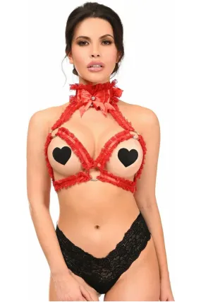 Kitten Collection Red/Red Triangle Top Body Harness