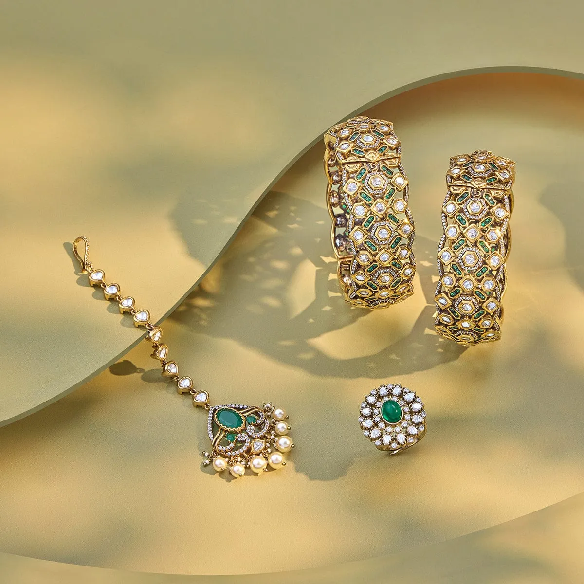 Kundan Bangle 161563