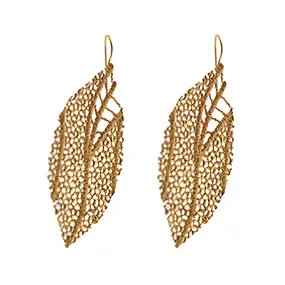Leaf Coral Earrings