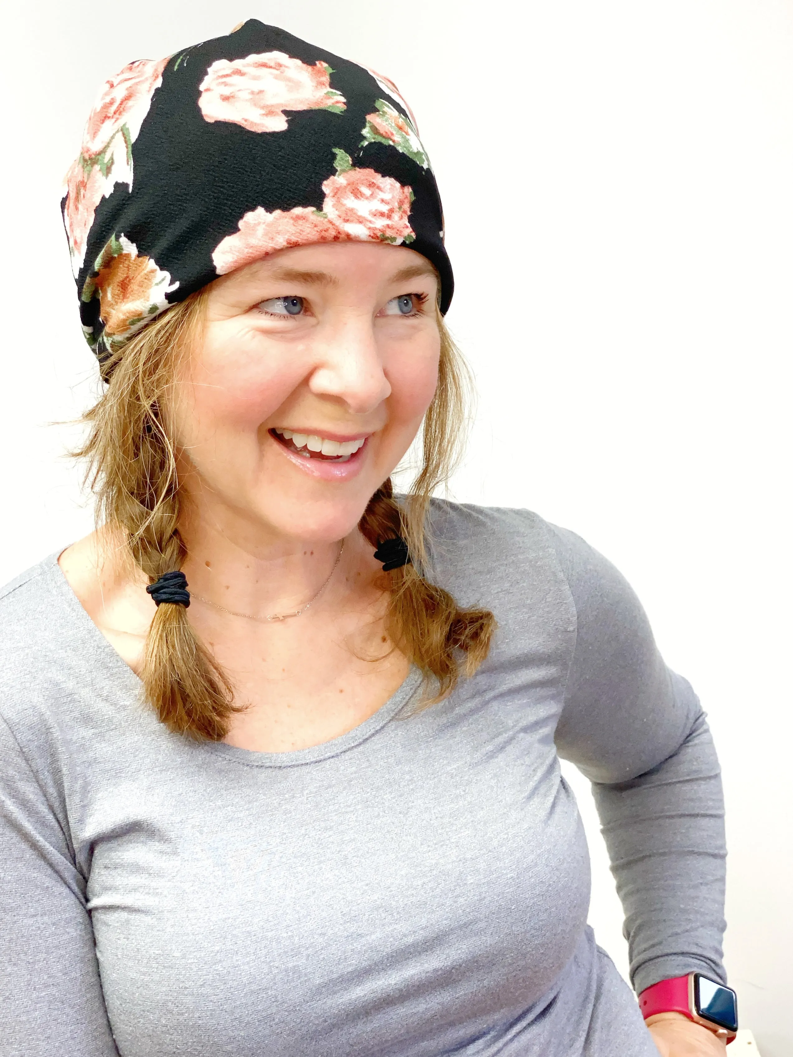 Lightweight Beanie for Ladies, Stretch Beanie Hat for Women, Stretch Jersey Hat, Soft Cotton Beanie L205, Large