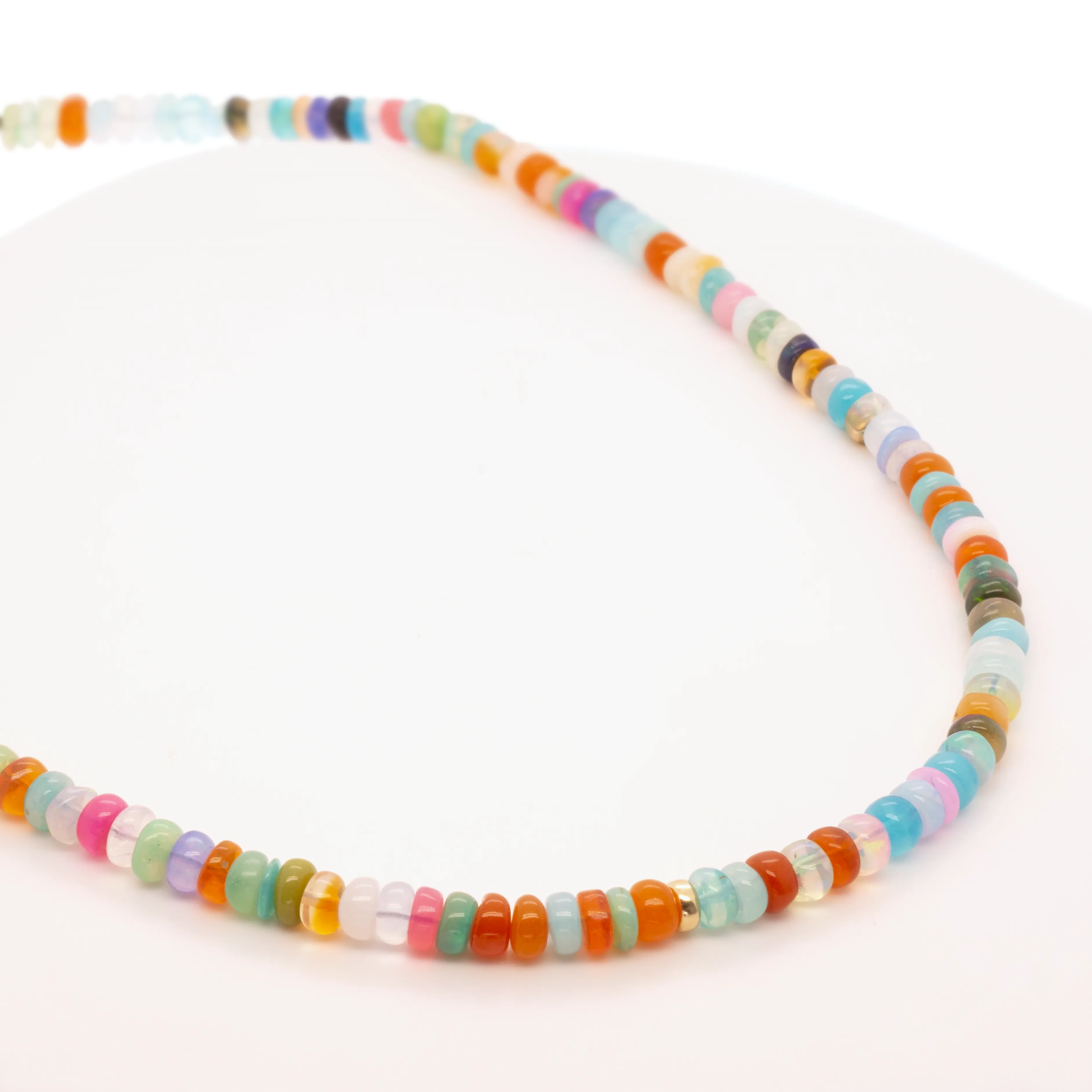 *Limited Edition* Multicolored Opal and Gold Necklace