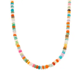 *Limited Edition* Multicolored Opal and Gold Necklace