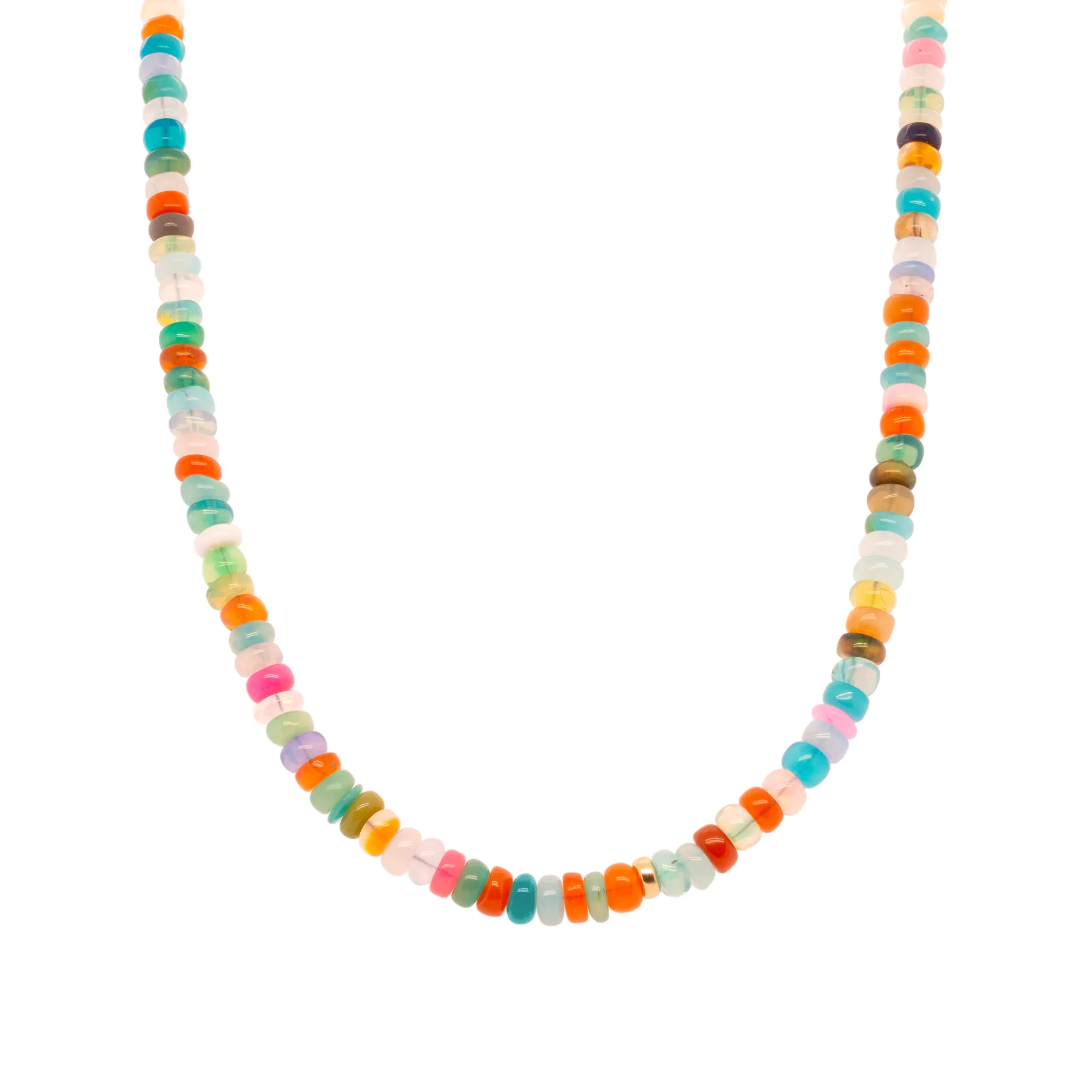 *Limited Edition* Multicolored Opal and Gold Necklace