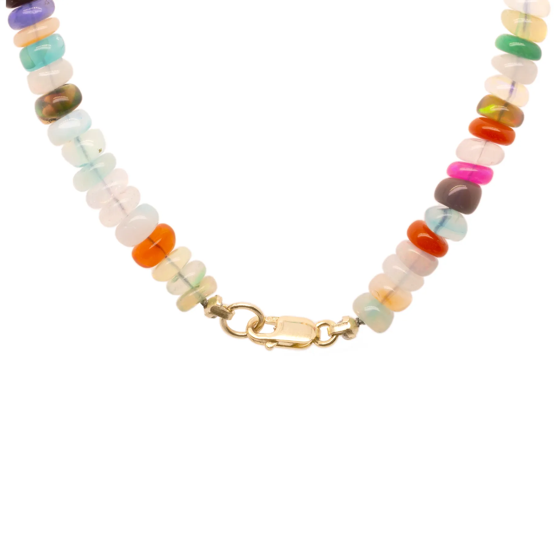 *Limited Edition* Multicolored Opal and Gold Necklace
